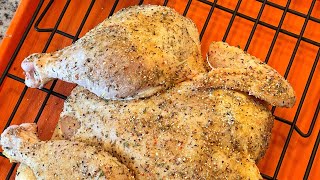 Dry Brined Spatchcocked Chicken [upl. by Alletnahs952]