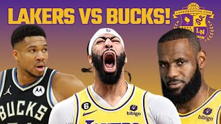 Lakers vs Bucks What To Watch For Lakers Travel And More [upl. by Ayojal]