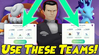 How to Beat Giovanni SHADOW HEATRAN Team as a Beginner or Expert in Pokemon GO [upl. by Aynatan]