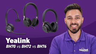 Yealink Headset Showdown BH70 vs BH72 vs BH76  Which Wins [upl. by Renferd574]