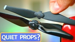 DJI Mavic Air is now Quiet Master Airscrew Stealth Props Review and Test [upl. by Nollahs265]