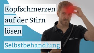 Kopfschmerzen auf der Stirn  Selbstbehandlung [upl. by Seraphine82]