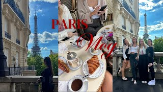 PARIS VLOG  girls trip seeing the Eiffel tower trying viral cafe amp more ❤️ [upl. by Randee]