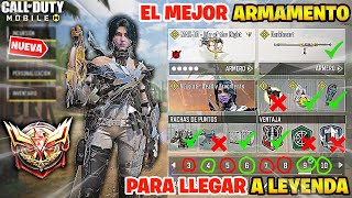 EL MEJOR ARMAMENTO PARA LLEGAR A LEYENDA MAS RÁPIDO Y FÁCIL EN COD MOBILE  EL ARMAMENTO MAS ROTO [upl. by Ayikan]