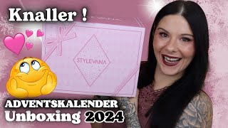 Endlich 🤩 Stylevana Adventskalender 2024 Unboxing 25 Türchen [upl. by Dominic291]