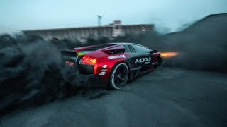 DONUTS IN COAL FIELD WITH A LAMBORGHINI [upl. by Ingles]