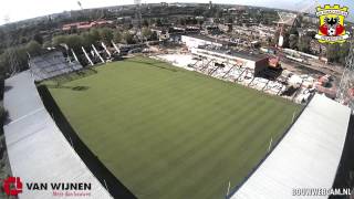 Time lapse stadion de Adelaarshorst in Deventer [upl. by Chase758]