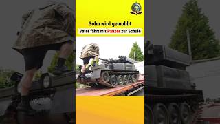 Sohn wird gemobbt Vater fährt mit Panzer zur Schule [upl. by Akinet237]