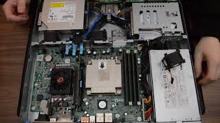 Silencing A 1U Server Dell Poweredge R210 Fan Replacement [upl. by Airtened]