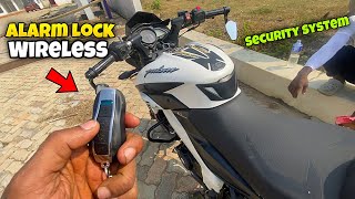 Alarm Lock For Bike 👍  Abhi Ap Ka Bike Chori Nahi Hoga 🤗 [upl. by Tabib40]