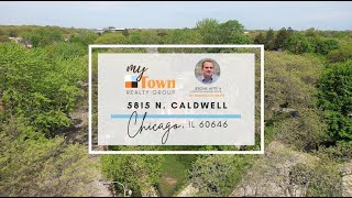 5815 N Caldwell Chicago IL 60646 Sauganash Chicago Home Tour [upl. by Ahsirhcal]