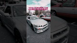 STEALTH MODE 🇯🇵 99 Nissan Skyline R34 GTR VSpec jdm nissan carshow [upl. by Amluz]