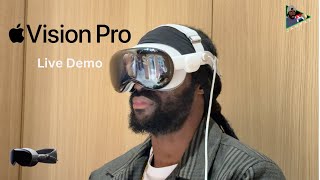 Apple Vision Pro  Store Demo and Impressions [upl. by Rilda812]