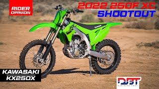 2022 250F OffRoad Shootout  Kawasaki KX250X [upl. by Annaili]