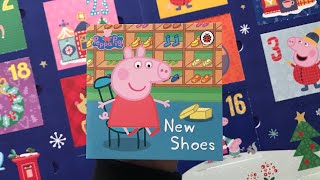 18 New Shoes Peppa Pig Christmas Advent Calendar 24 Books  Read Aloud Books for Children [upl. by Euqinor]