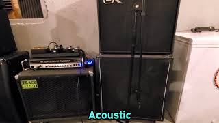 Bass Cab Shootout Trace Elliot vs GK vs Acoustic  GK 700 RB II [upl. by Felipa884]