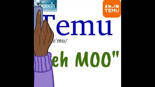 How to Pronounce Temu Correctly [upl. by Vandervelde648]