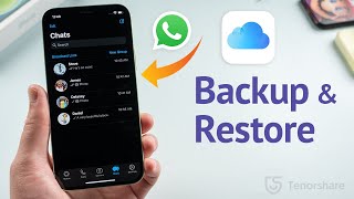 How to Backup amp Restore WhatsApp Messages on iPhone 3 Ways [upl. by Amaris]