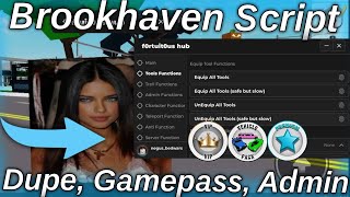 Brookhaven FORTUITOUS Hub Script  Admin Commands Get Gamepass  Arceus X Delta Fluxus [upl. by Ashleigh]