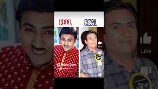 Reel Vs Real  Taarak Mehta Ka Ooltah Chashmah  Tmkoc Characters Reel Vs Real  tmkoc shorts [upl. by Abercromby]