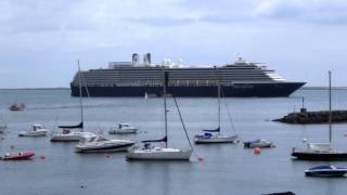 Cruise ship at Dunmore East Waterford [upl. by Odnala407]