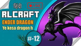 Minecraft RLcraft 293 fire dragon egg hatch Ep12 Hindi [upl. by Aseen]