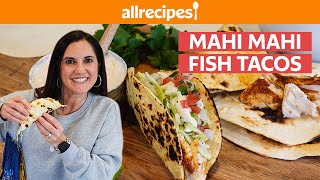 How to Make Fish Tacos Packed With Flavor  Easy Sheet Pan Mahi Mahi Tacos Recipe  Allrecipescom [upl. by Sansone156]