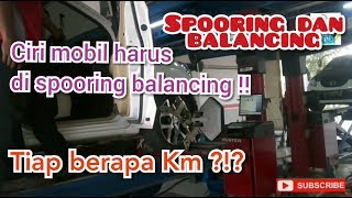 Ciri mobil yang harus di spooring dan balancing [upl. by Laeahcim485]