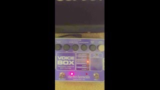 Electro Harmonix Voice Box Demo  Cool [upl. by Machute]