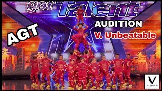 V Unbeatable  Agt 14  Audition [upl. by Ahsienahs703]