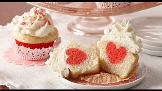 Cupcake con cuoreRicetta semplice per San Valentino [upl. by Chor]