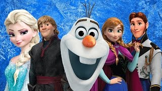 Frozen Finger Family Lyrics  Disney  HD [upl. by Walburga]