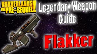 Borderlands The PreSequel  Flakker Shotgun  Legendary Items Guide [upl. by Akienom]