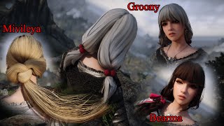 BDOR Hair 019 for Skyrim SE\AE female only [upl. by Ssew753]