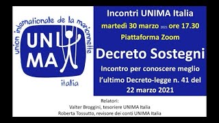 Decreto legge n 41 del 22 marzo 2021 30 marzo 2021 [upl. by Knute]