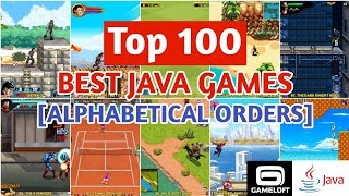 Top 100 Best Java Games Alphabetical Orders [upl. by Otir296]