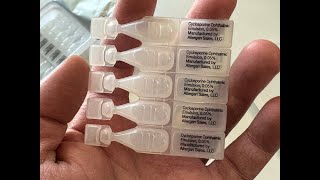 Cequa Eye Drops Unboxing cyclosporine ophthalmic [upl. by Moses]