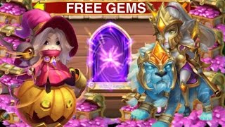 15000 FREE GEMS Castle ClashSchloss Konflikt Helden anwerben [upl. by Yellas]