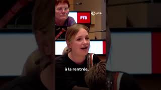 Amandine Pavet PTB dénonce larnaque des Engagés et du MR [upl. by Metcalf13]