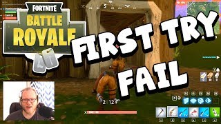 Massive Fails  Fornite Battle Royale First Try [upl. by Philip]