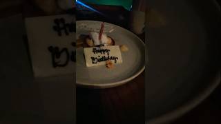 Surprise birthday cake restaurant bali beach ocean seminyak travel lemontart happy life [upl. by Einneb192]