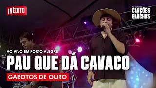 GAROTOS DE OURO  PAU QUE DÁ CAVACO AO VIVO EM PORTO ALEGRE [upl. by Neehs]