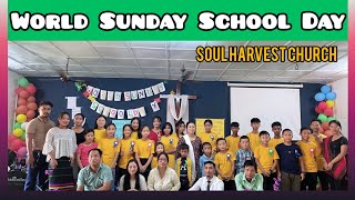 World Sunday School Day Celebration 😍 Soul Harvest Church Dimapur  Nyu wanglim [upl. by Nevur]