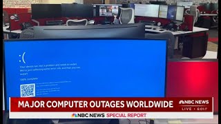 CrowdStrike issue worldwide computer systems outage  Special report [upl. by Notyarb]