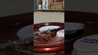 luxol PU enamel  oil paint  lite shade making satisfying ytshorts [upl. by Mercuri]