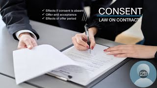 CONSENT  LAW ON CONTRACTS [upl. by Aeret]