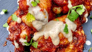 Chicken Wings W A Alabama White Sauce ANOTHER CROWD PLEASER [upl. by Cioffred749]