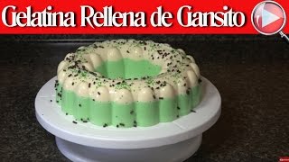 Gelatina Rellena de Gansito  Gelatina Sorpresa  Recetas en Casayfamiliatv [upl. by Eilime]