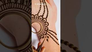 Easy jewellery mehndi designs New mehndi design mehandi mehndidesign henna [upl. by Odrick458]