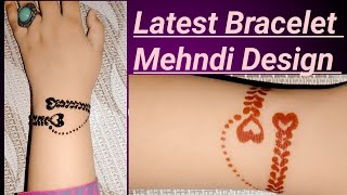 New mehndi designstylish mehndi designmehndi tattoomehndi brecelat mehndi designMominas world [upl. by Hgeilyak]